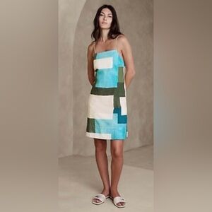 Banana Republic Multicolor Geometric Dress